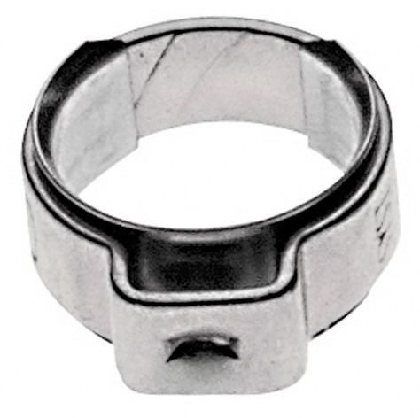 Oetiker stezaljke s 1 ušima, izvedba od nehrđajućeg čelika s umetnutim prstenom od nehrđajućeg čelika