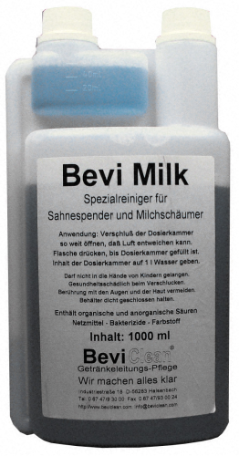 Bevi Milk specijalno sredstvo za čišćenje aparata za kreme, pjenilice za mlijeko