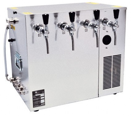 Hladnjak piva uređaj za mokro hlađenje 4 linije, 100 litara / h kombinirani uređaj za hlađenje,